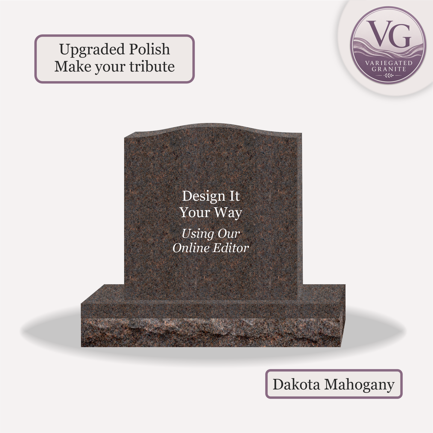 Upright Monument β 24x6x24 upright on 36x12x6 Base