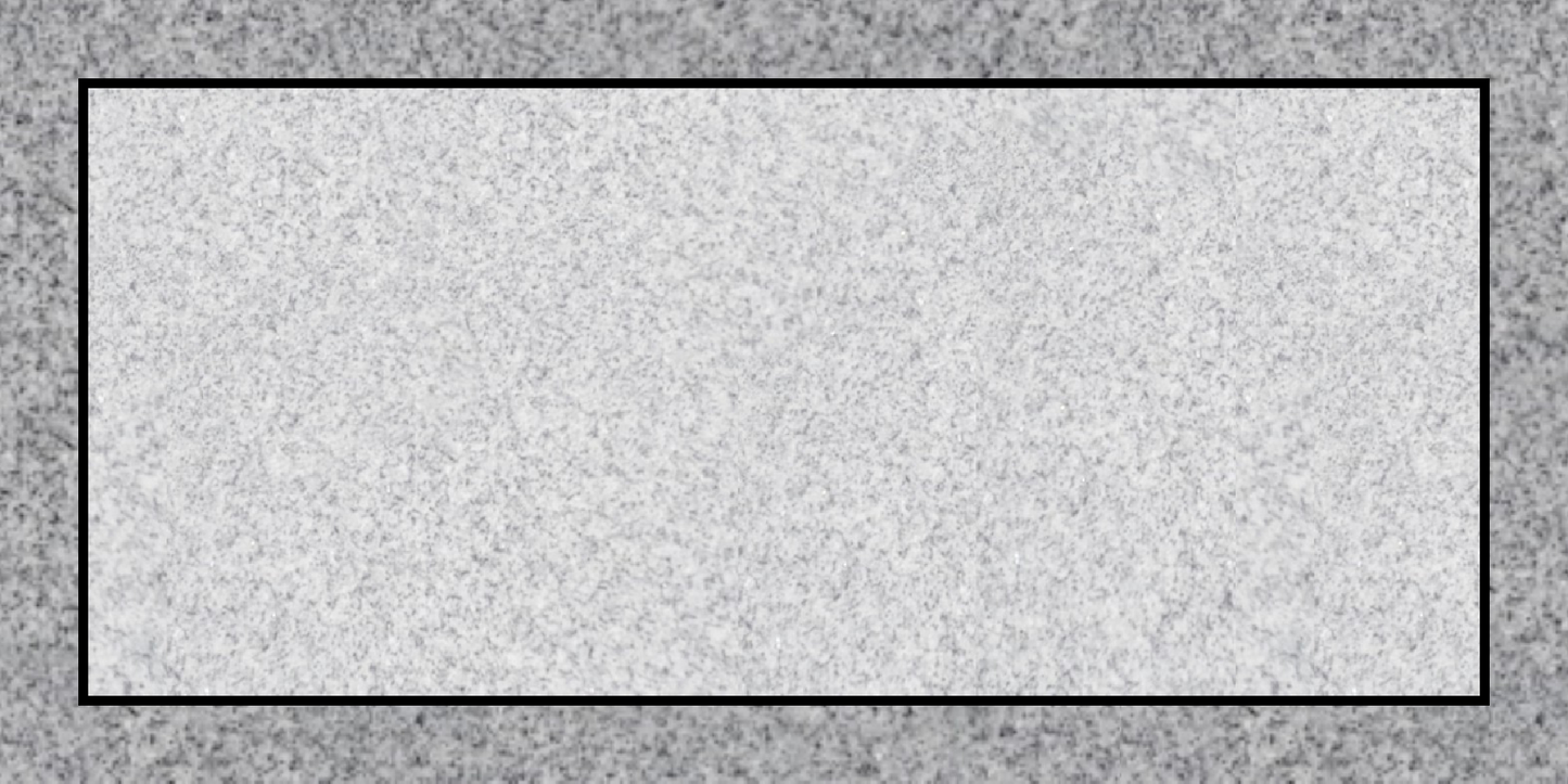 Gray Granite Headstones * Grass Level 20" Long x 10" Wide x 4" thick * $340