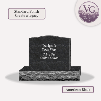 Upright Monument – 24x6x20 upright on 36x12x6 Base