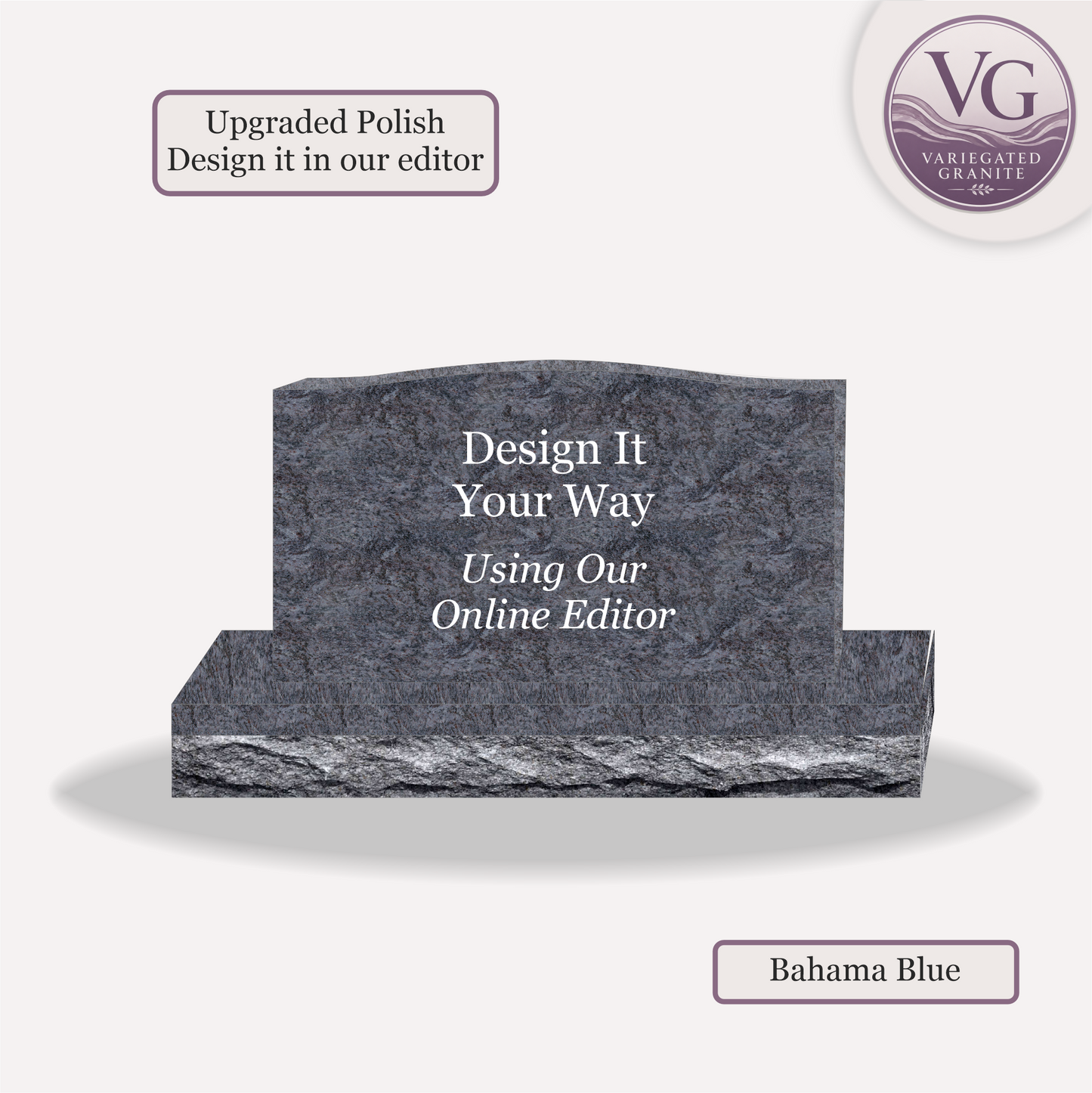 Companion Monument – 36x6x20 upright on 48x12x6 Base