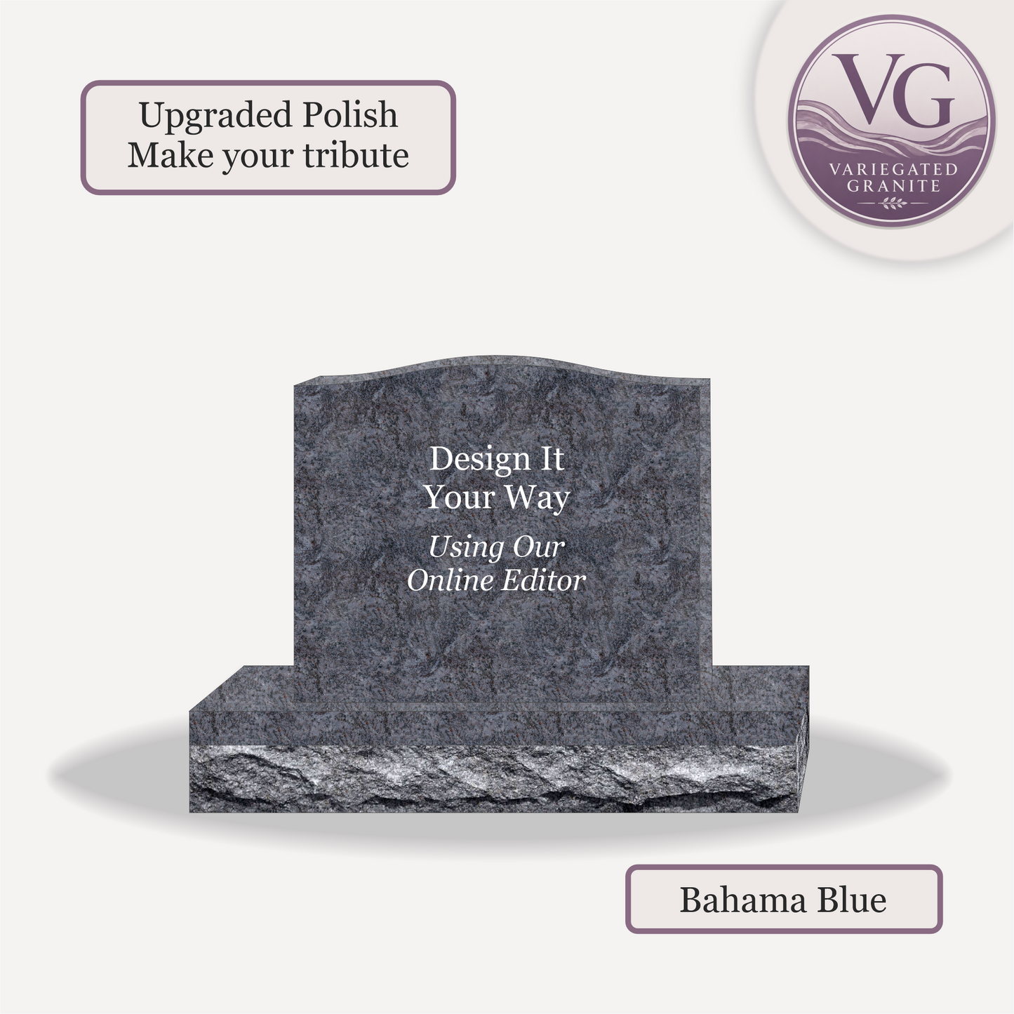 Upright Monument – 24x6x20 upright on 36x12x6 Base
