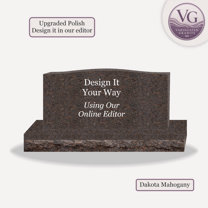 Companion Monument – 42x6x20 upright on 54x12x6 Base