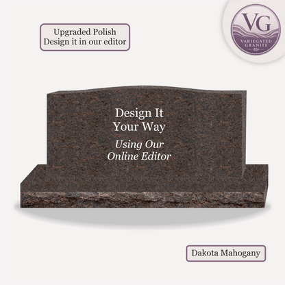 Companion Monument – 48x6x22 upright on 60x12x6 Base