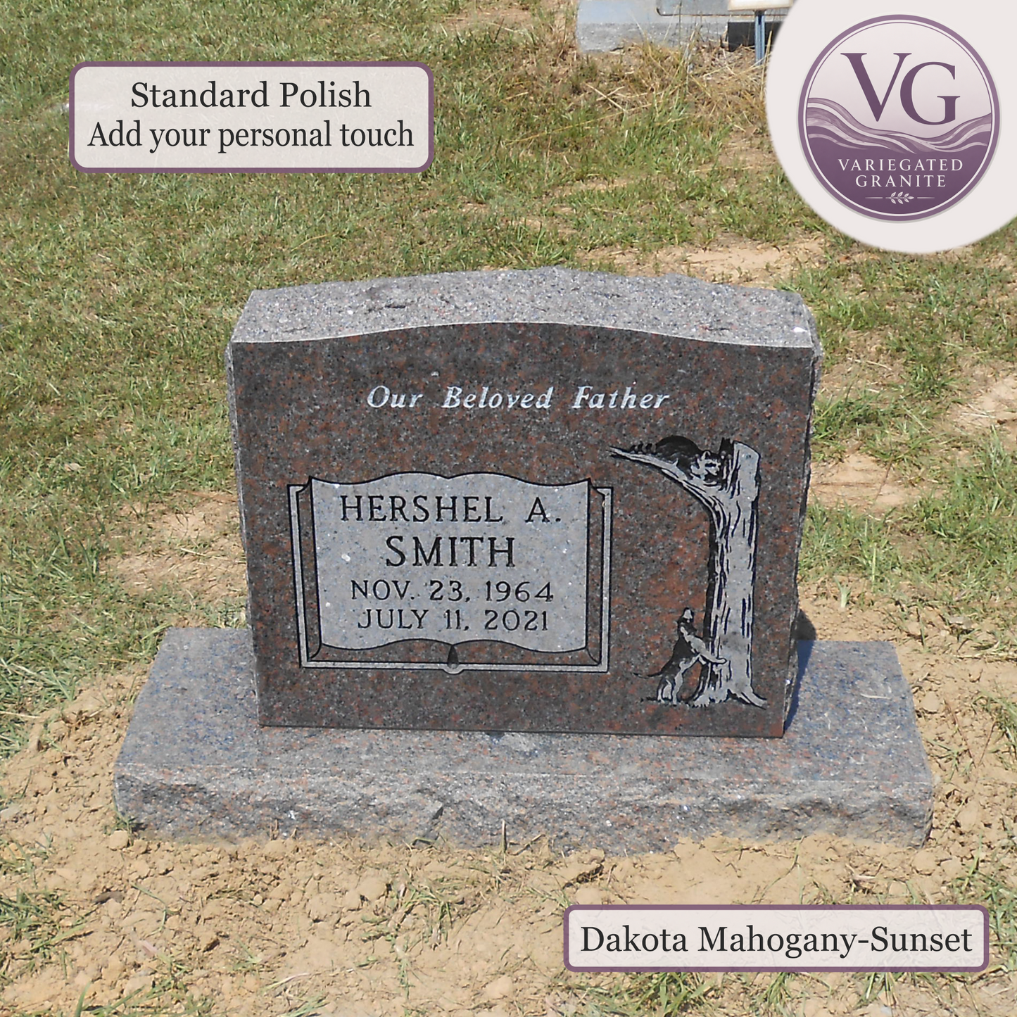 Upright Monument – 24x6x20 upright on 36x12x6 Base