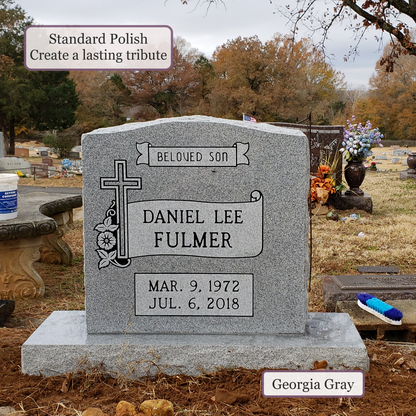 Upright Monument – 24x6x24 upright on 36x12x6 Base