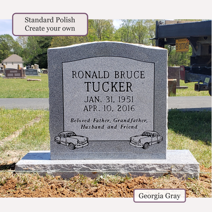 Upright Monument – 24x6x24 upright on 36x12x6 Base