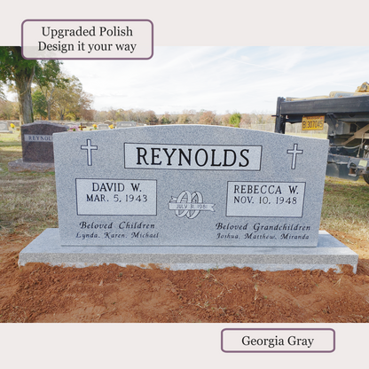 Companion Monument – 48x6x22 upright on 60x12x6 Base
