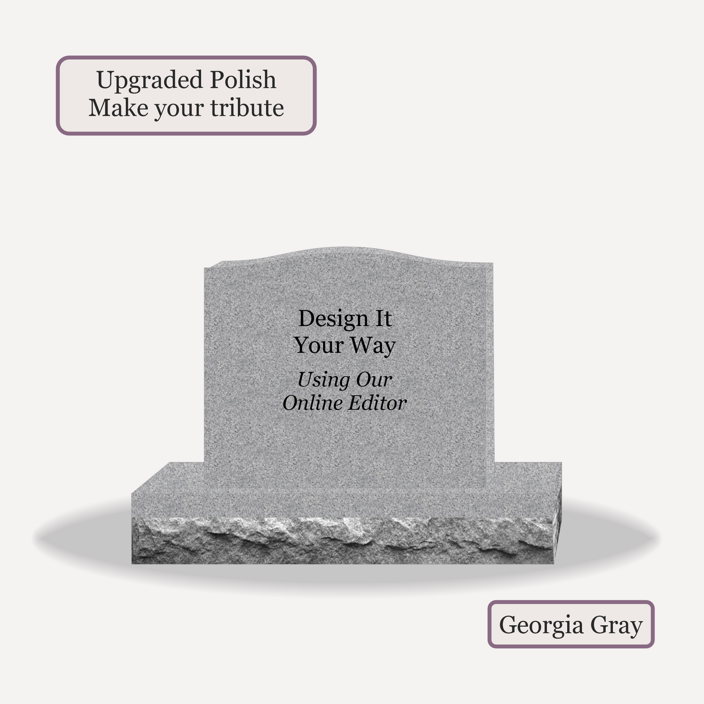Upright Monument – 24x6x20 upright on 36x12x6 Base