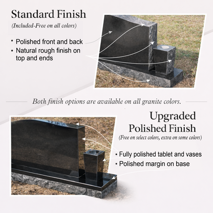 Upright Monument – 24x6x20 upright on 36x12x6 Base